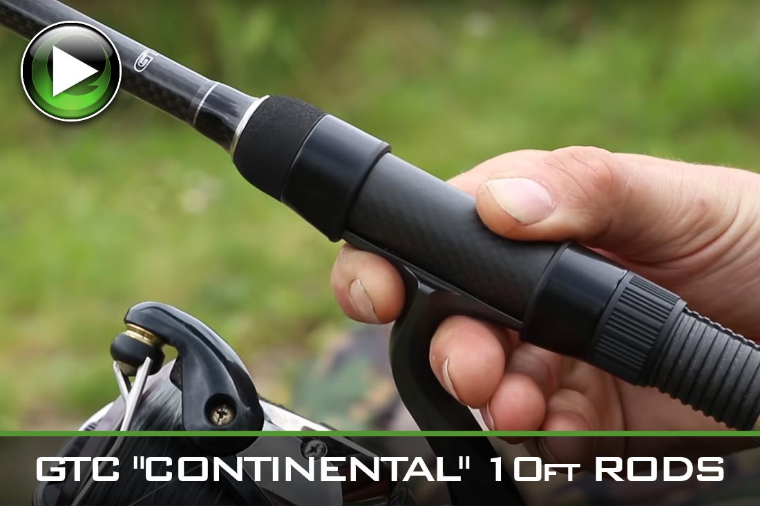 Carp Fishing – GTC “Continental” 10 Foot Rods – Video