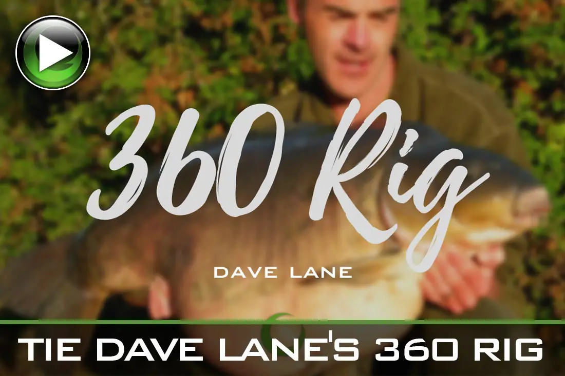 Carp Fishing – How To Tie Dave Lane’s 360 Rig – Video