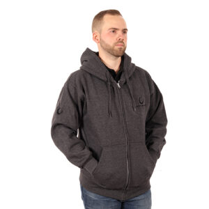 Grey Zipped Hoody