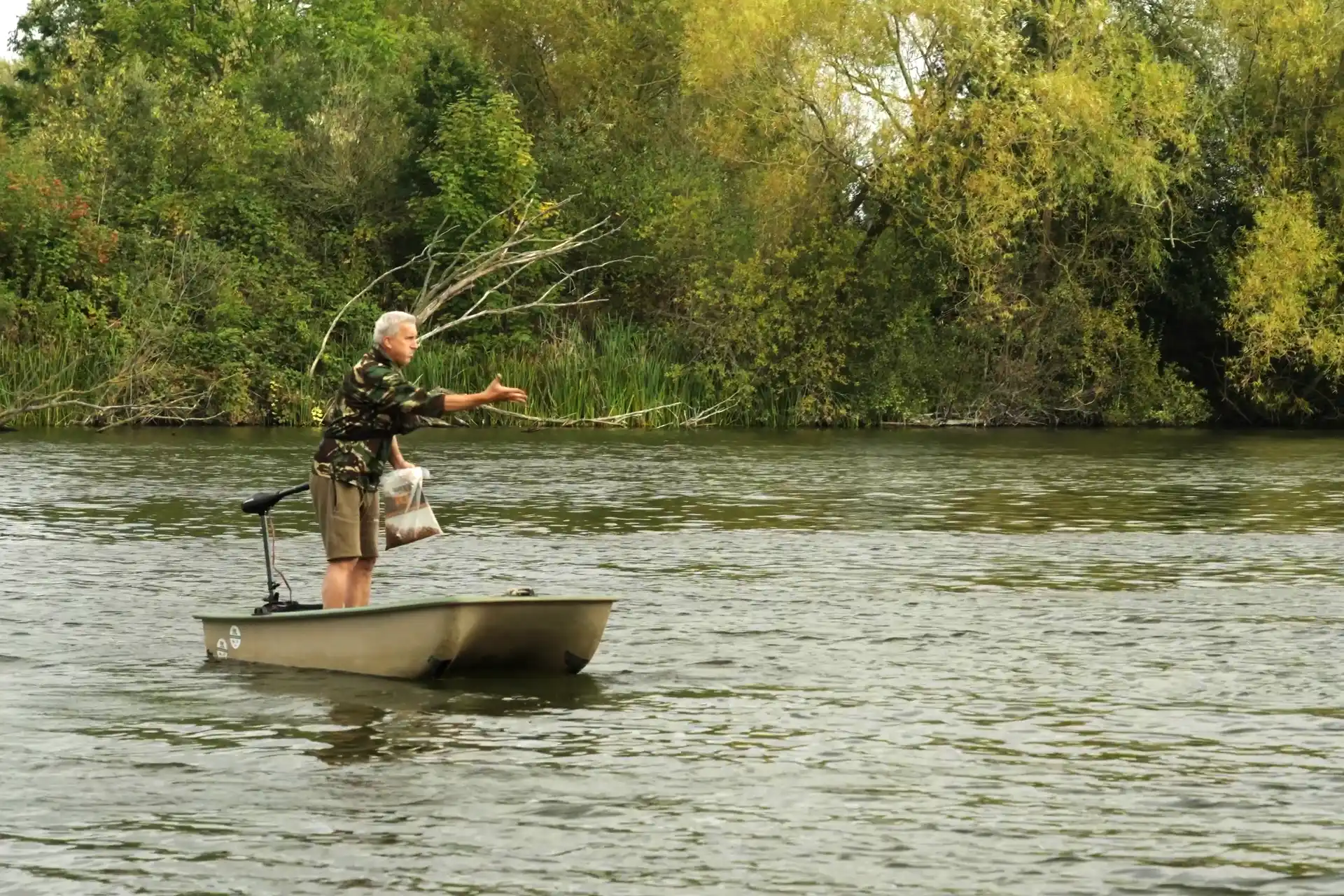 Boat fishing on Island Lake – Rick Golder
